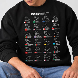 F1 2027 Grand Prix Circuit Sweatshirt – Formula Racing Calendar