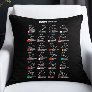 Formula 1 2027 Calendar Cushion