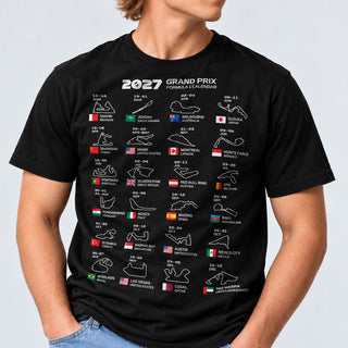 F1 2027 Race Calendar T-Shirt