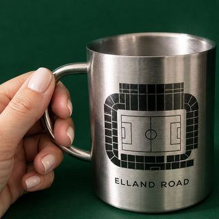 Leeds Football Club Steel Mug