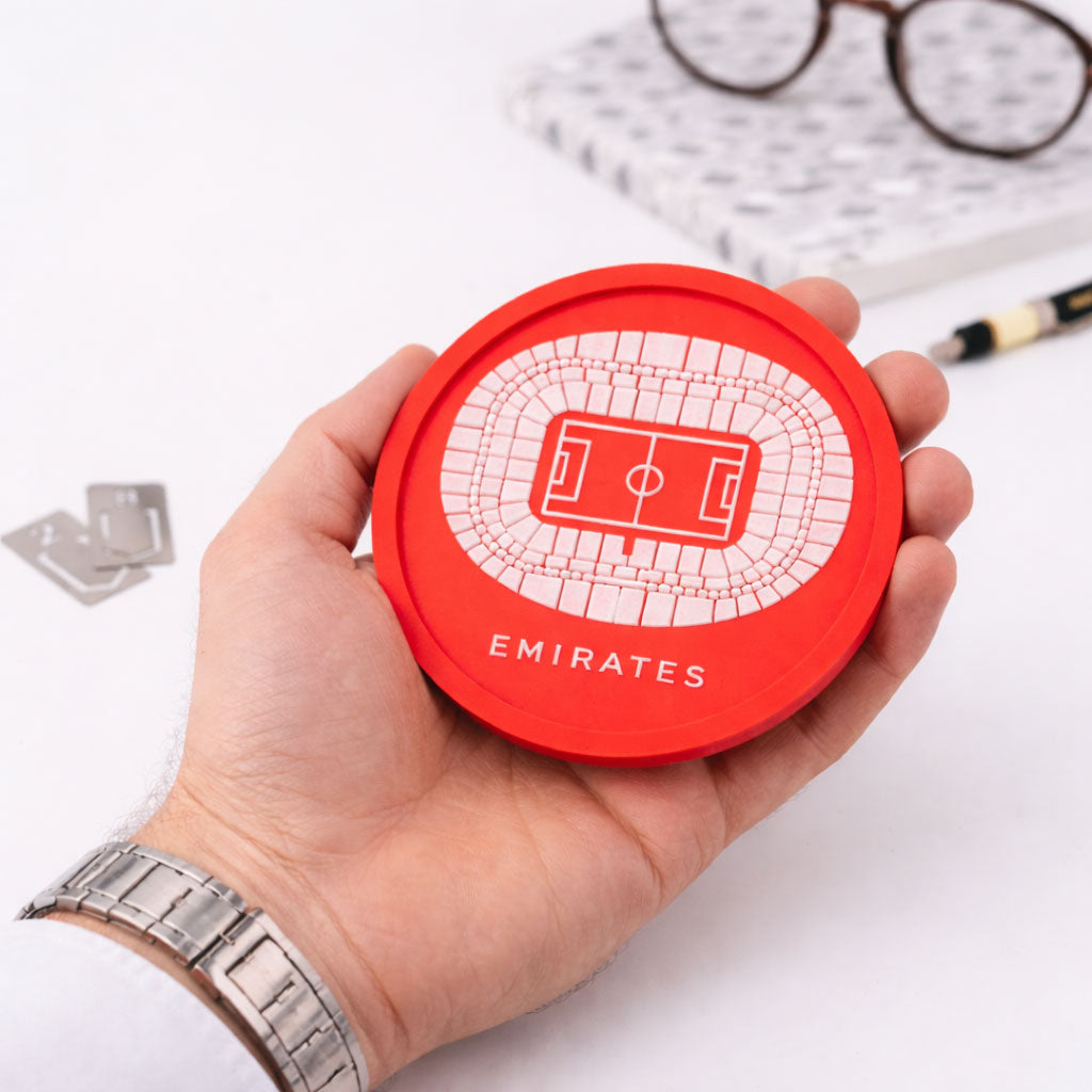 Arsenal Emirates Stadium Coaster Set | Football Gift for Him – Yeah Boo