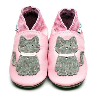 Cute Cat Leather Baby Shoes