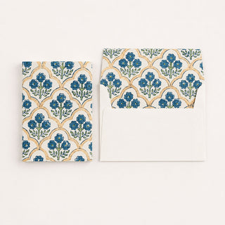 Paper Mirchi Block Print Quilted Makeup Bag