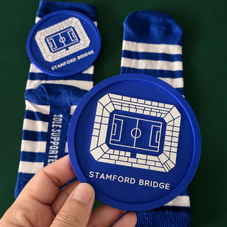 chelsea socks and coasters