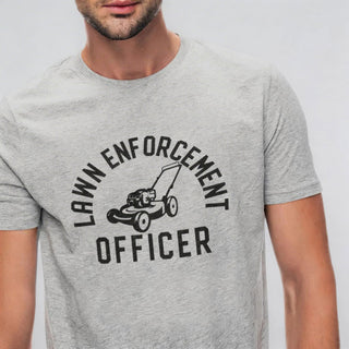 funny lawn enforcement officer gardening t-shirt for him