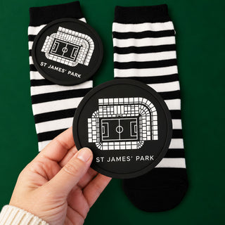 newcastle socks and coasters