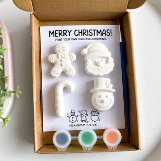 Paint Your Own Christmas Decorations Kit