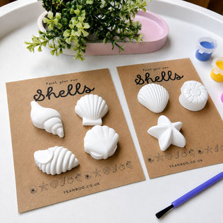 paint your own shells diycraft set