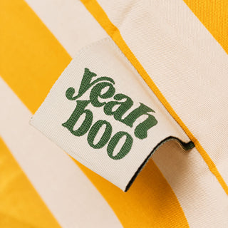 Personalised Yellow Striped Christmas Sack
