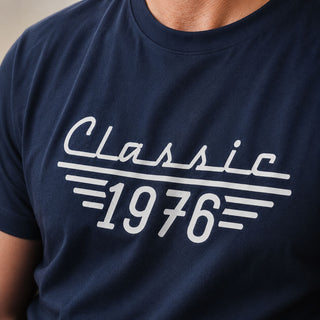 Personalised year of birth classic t shirt with custom birthday year
