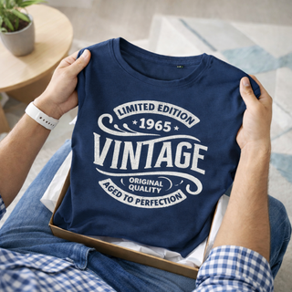 personalised vintage birthday t-shirt gift