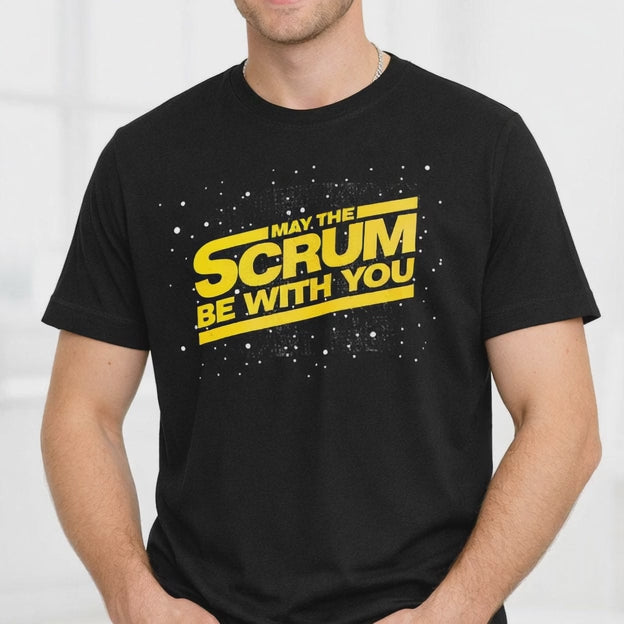 may the scrum be with you rugby t-shirt  gift video