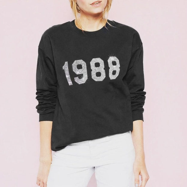 personalised year of birth sweatshirt video