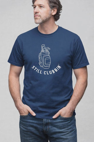 still clubbin funny golf t-shirt golfing gift for him video