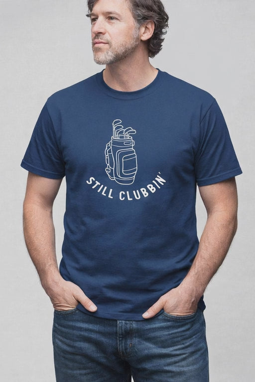 still clubbin funny golf t-shirt golfing gift for him video