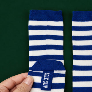 chelsea stripe lucky football socks